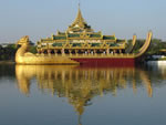 Karaweik Hall floating restaurant, Yangon